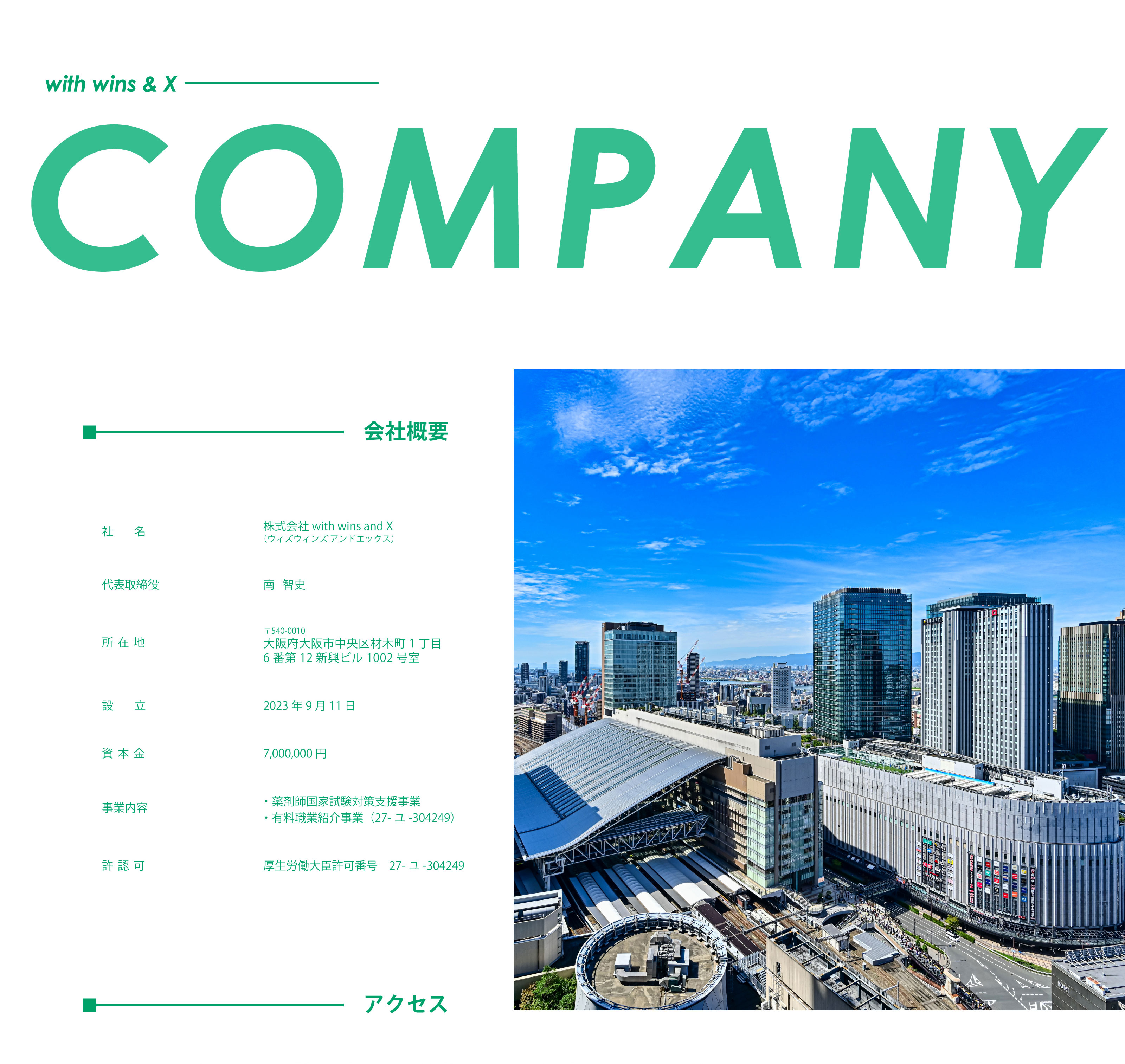 COMPANY 会社概要